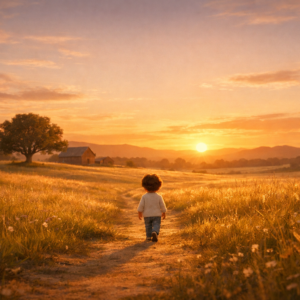 Pixar-Style Child's Tranquility