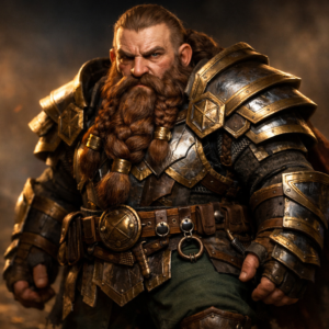 Stoic Dwarf Warrior