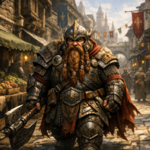 Dwarven Warrior in market