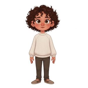 Cozy Curly — The Gentle Soul in a Knit Sweater