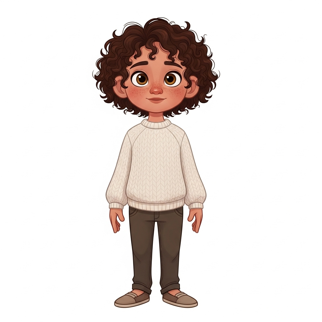 Cozy Curly — The Gentle Soul in a Knit Sweater