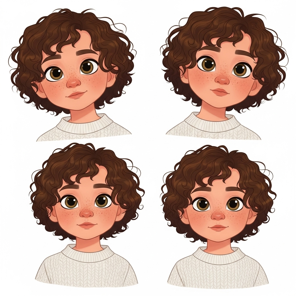 Cozy Curly — The Gentle Soul in a Knit Sweater - Image 3